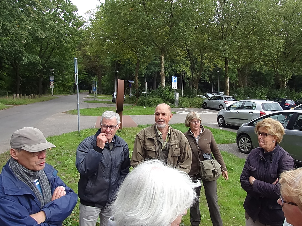  Uistapje 2017, rondleiding in de natuur en uitleg van de natuur. 